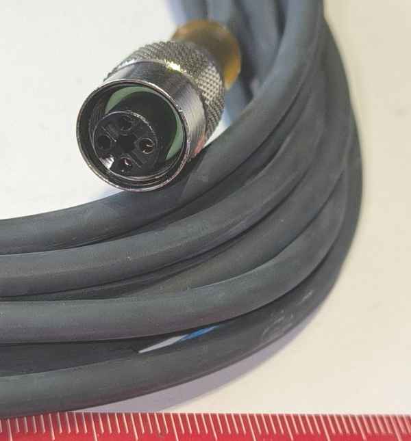 BAUMER 229906  ES 34.5P  Kabel s konektorem  M12, 3 pin, straight, 5 m