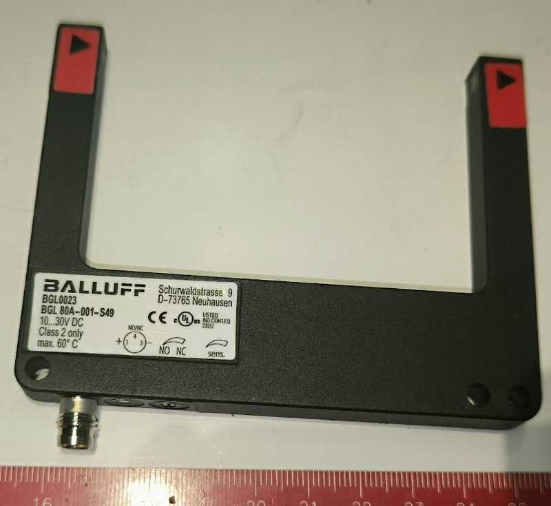 BALLUFF Závora BGL 80A-001-S49 rozteč 80 mm optická vidlicová