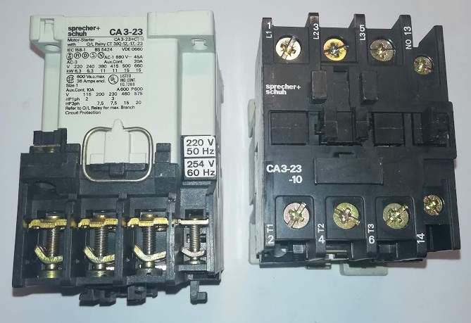 stykač CA3-23-10-220V/50Hz 254V/60Hz  Sprecher-Schuh.. cena na dotaz / price on request