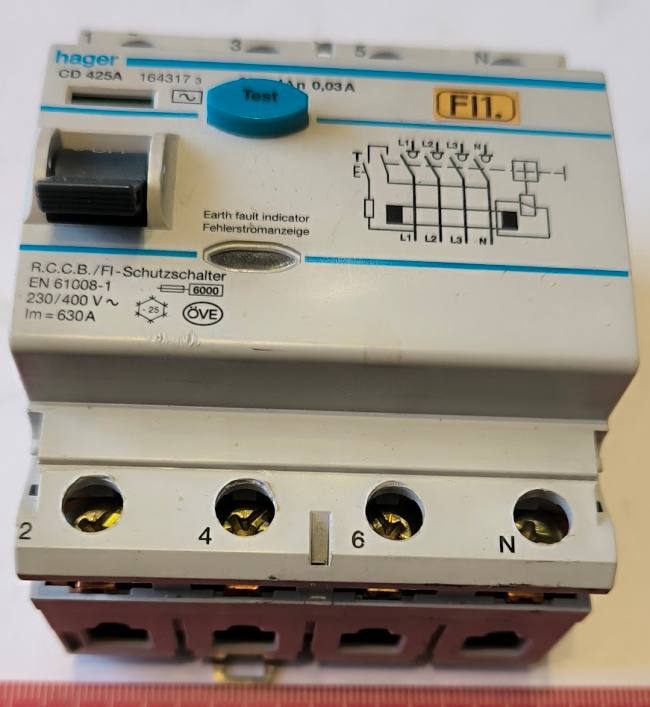 CD425A HAGER 164317 - 25A