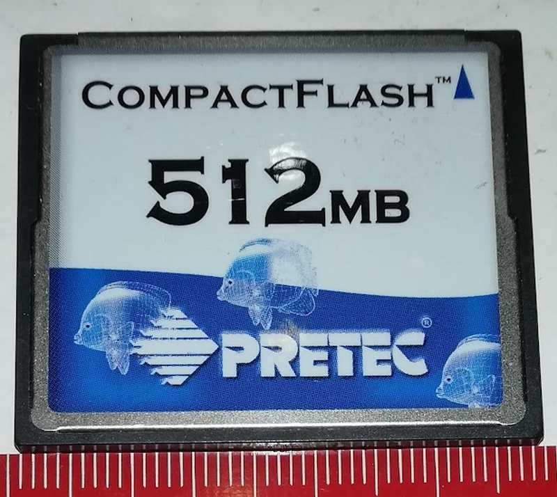 CFSS512 - Compact Flash 512MB , Pretec  .. použitý / used