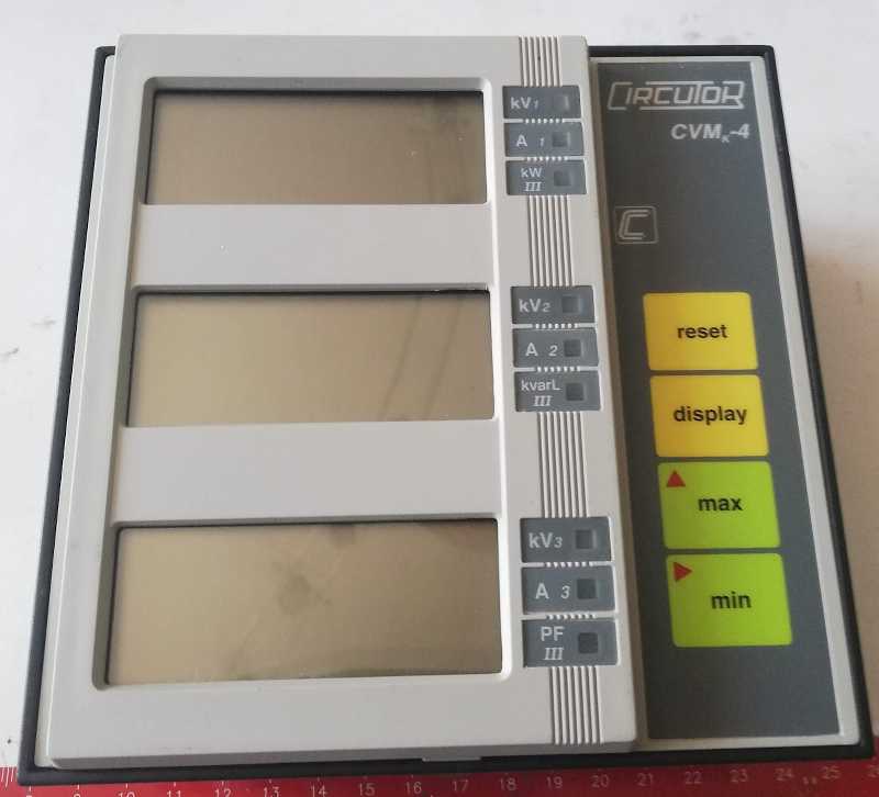 CIRCUTOR CVMk-4 - analyzátor sítě, z demontáže, na náhradní díly