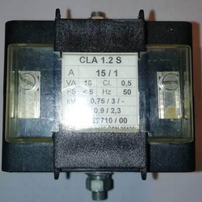 CLA1.2S 15/1   - proudové trafo .. cena na dotaz / price on request