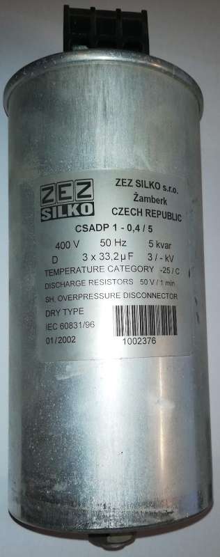 CSADP 1-0.4/5 ZEZ Silko 3x33,2uF , z demontáže   .. cena na dotaz / price on request