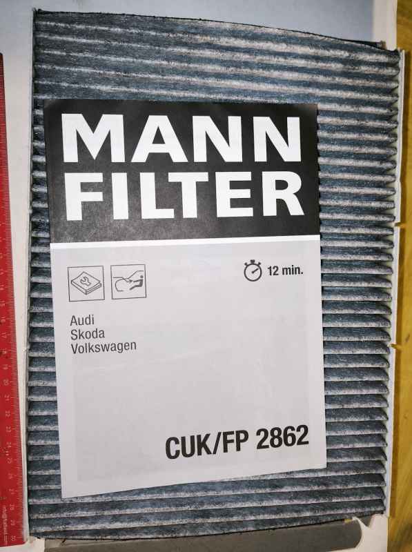 Kabinový filtr MANN s aktivním uhlím CUK2862