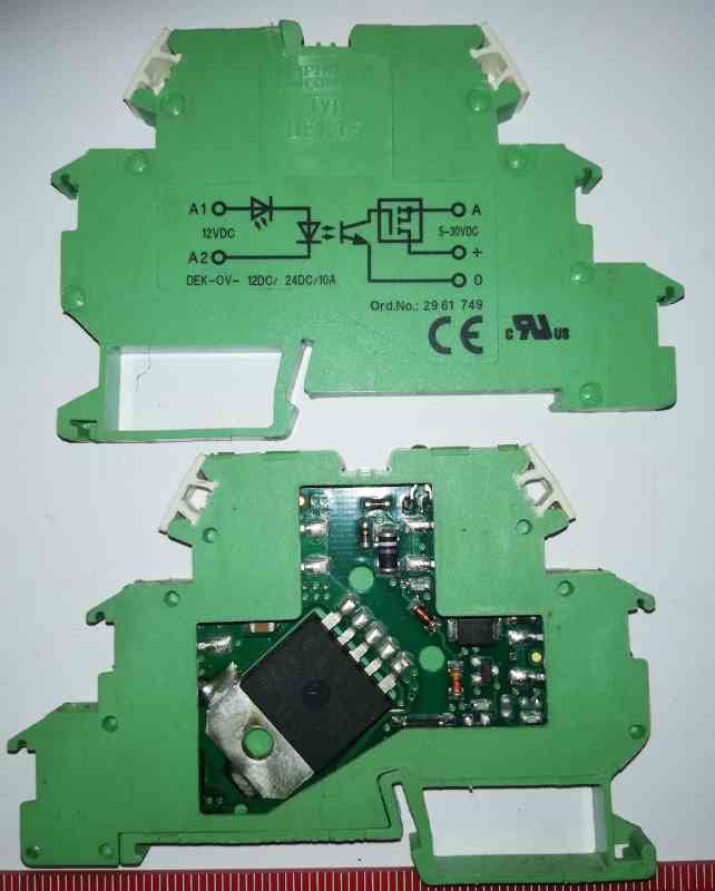 DEK-OV- 12DC/ 24DC/ 10 2961749 PHOENIX CONTACT Solid-state relay terminal block .. použitý / used   .. cena na dotaz / price on request