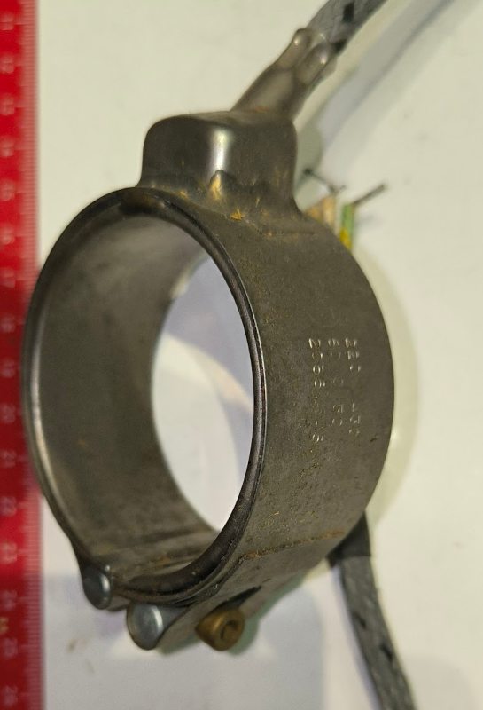 topné těleso DESMA 2056.640.17 - 220V, 200W, výška 23mm, průměr 45mm, přívod 90cm