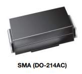 S1J-E3/5AT -  Standard Recovery Diode, 600 V, 1A, Single, 1.1 V, 1.8 µs, 40 A  .. balení 240ks za 100Kč
