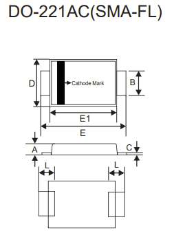 SK510AFL-TP - Schottky Diodes & Rectifiers 5A 100V  .. balení 1000ks