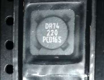 DR74-100-R - Fixed Inductors 10uH 2.41As .. balení 20ks za 90Kč