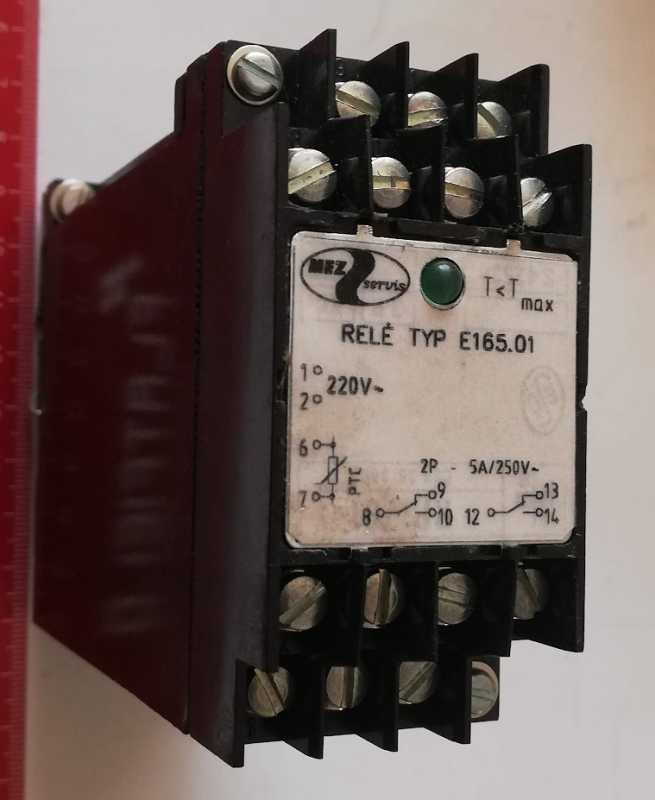 relé typ E165.01 MEZ servis na DIN lištu.. cena na dotaz / price on request
