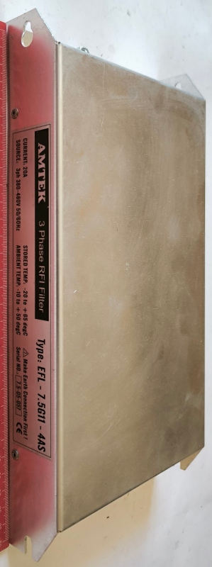 EFL-7.5G11-4AS .. AMTEK3 phase RFI filter