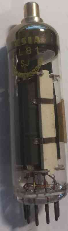 Elektronka EL81 TESLA