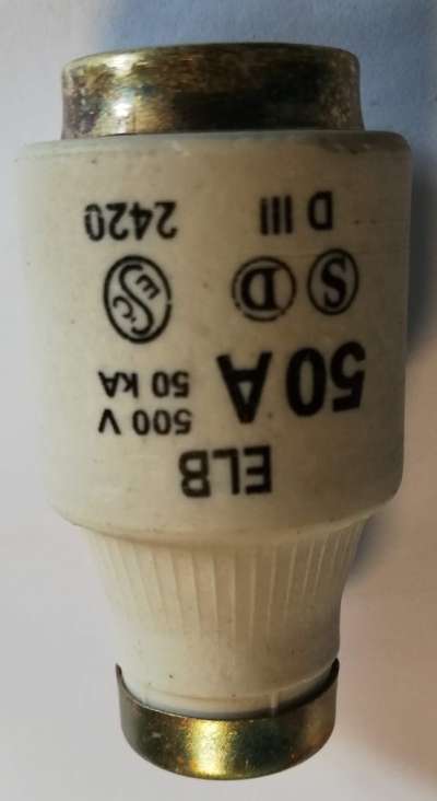 pojistka 50A 500V ELB