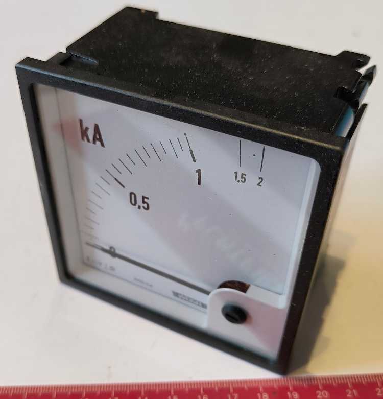 měřící přístroj WEIGEL EQ96K, 5/10A,  st.1 kA  .. r.v.1999   .. cena na dotaz / price on request
