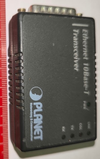 ET517 - Planet Technology Et-517 AUI to TP Ethernet Transceiver  .. použitý / used   .. cena na dotaz / price on request
