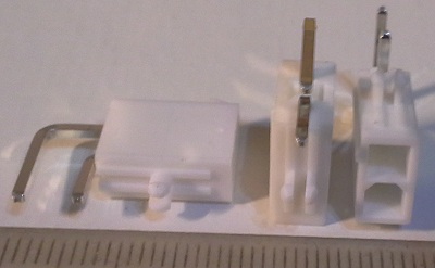 MOLEX - 39-30-0020 - HEADER, MINI-FIT, R/A, DUAL ROW, 2WAY