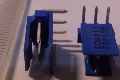 AMP - 281698-3 - CONNECTOR, HEADER, THT, RA, 2.54MM, 3WAY .. balení 50ks za 90Kč