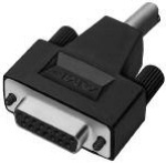 1658656-1 - SOCKET & BACKSHELL, D, CRIMP, 15WAY