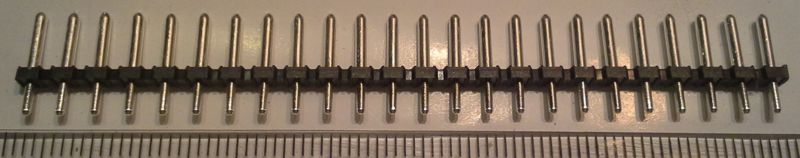 lišta 24 pin 180G 1R RIACON, rozteč 3,5mm .. balení 20ks za 50Kč