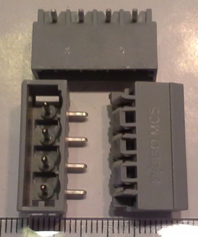 WAGO 40pin 90G 1R .. balení 20ks za 50Kč