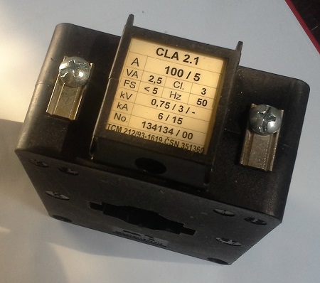 proudové trafo CLA 2,1 - 100/5 starší   .. cena na dotaz / price on request