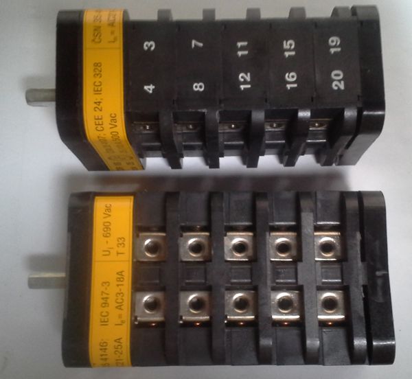 přepínač VS25 bez šroubků