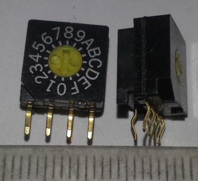 kodový přepínač HEX/BCD