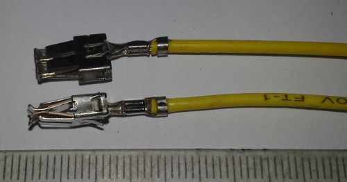kablík žlutý 11cm s koncovkou, balení 250g za 50Kč