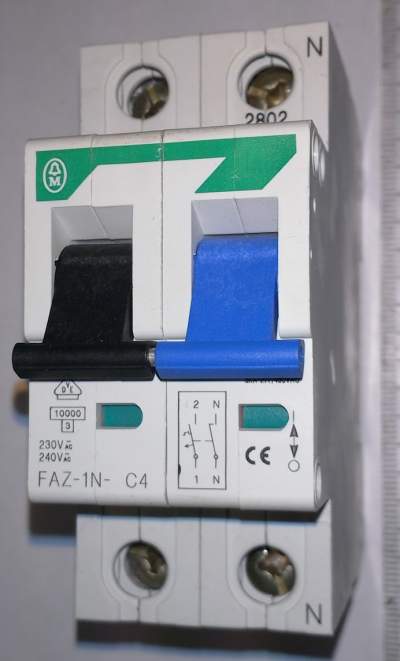 FAZ-1N-C4 - 1+N-polig 10kA circuit breaker MOELLER