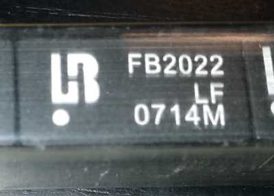 FB2022LF Bothhand transmit/receiver filter   .. cena na dotaz / price on request