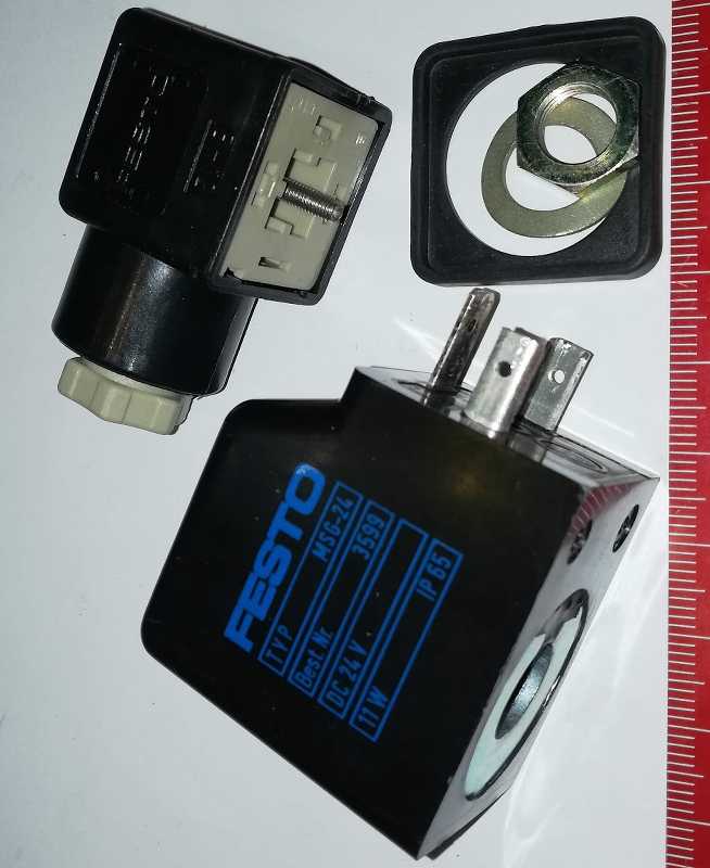 FESTO MSG-24 DC24V 11W IP65 3599 elektromagnet + konektor