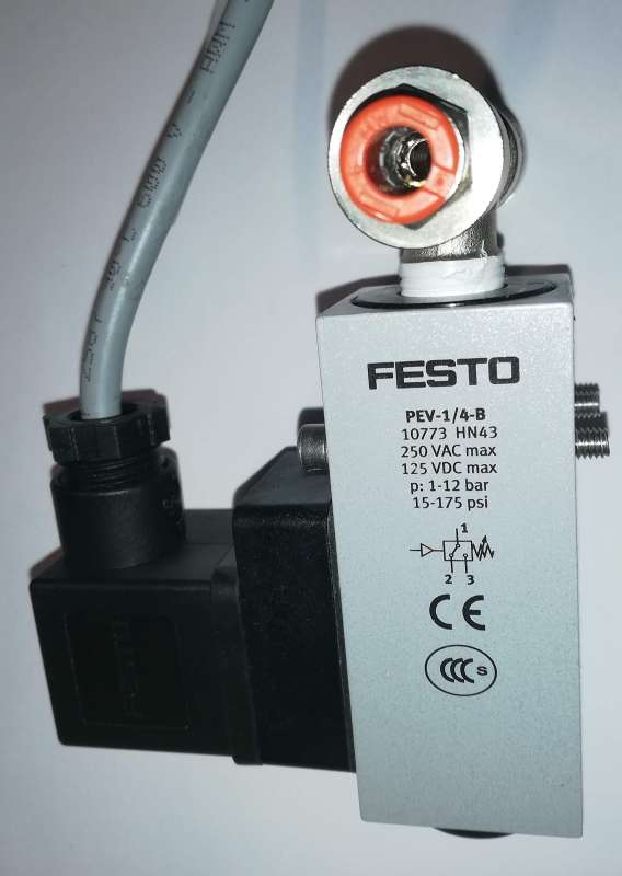 FESTO sestava 8 - PEV-1/4-B 10773 HN43 + kabel1,5m