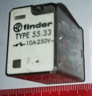 relé FINDER 55.33  - 10A 250V