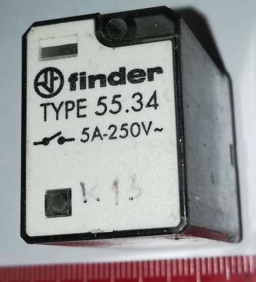 relé FINDER 55.34  - 5A 250V