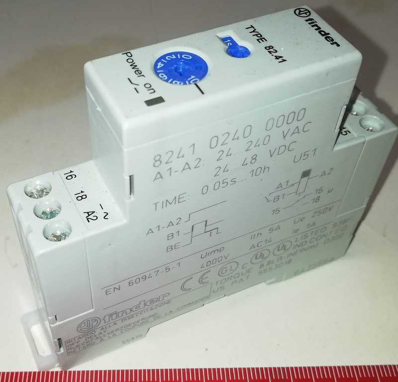 FINDER typ 82.41 - MODULAR TIMER  .. použitý / used   .. cena na dotaz / price on request