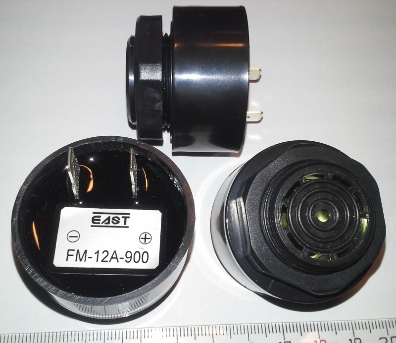 není skladem - FM-12A-900 - piezo buzzer 12V continuos ..balení 200ks za 950Kč