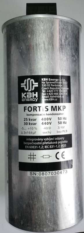 kompenzační kondenzátor FORTIS MKP 3x164uF