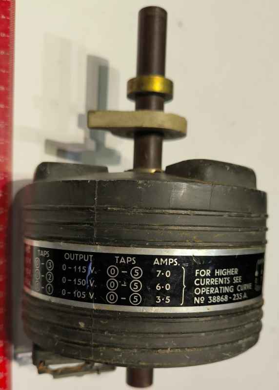 autotransformátor FOSTER RC014, starý, na repasi, netestován .. cena na dotaz / price on request