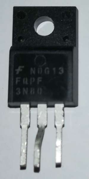 není skladem - FQPF3N80 - 800V N-Channel MOSFET - tvarované vývody .. balení 30ks za 90Kč