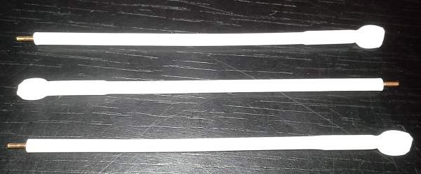 drátová anténka 90mm bílá  .. balení 50ks za 100Kč