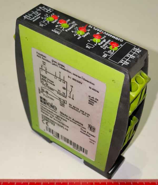 TELE Monitoring Relay G2BM400V12AFL10 2390702  .. použitý / used .. cena na dotaz / price on request