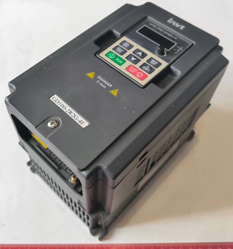 GD100-2R2G-4F - INVT frequency inverter Goodrive100   .. použitý / used   .. cena na dotaz / price on request