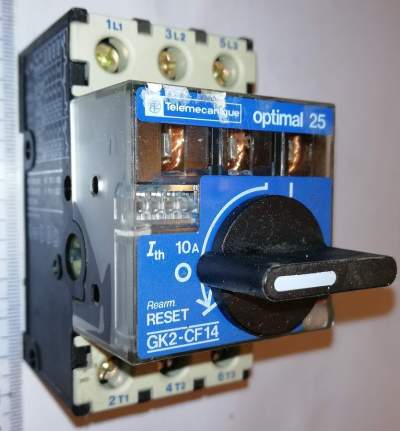 GK2-CF14 - MANUAL MOTOR STARTER 10AMP 500VAC 50/60HZ ..  cena na dotaz / price on request