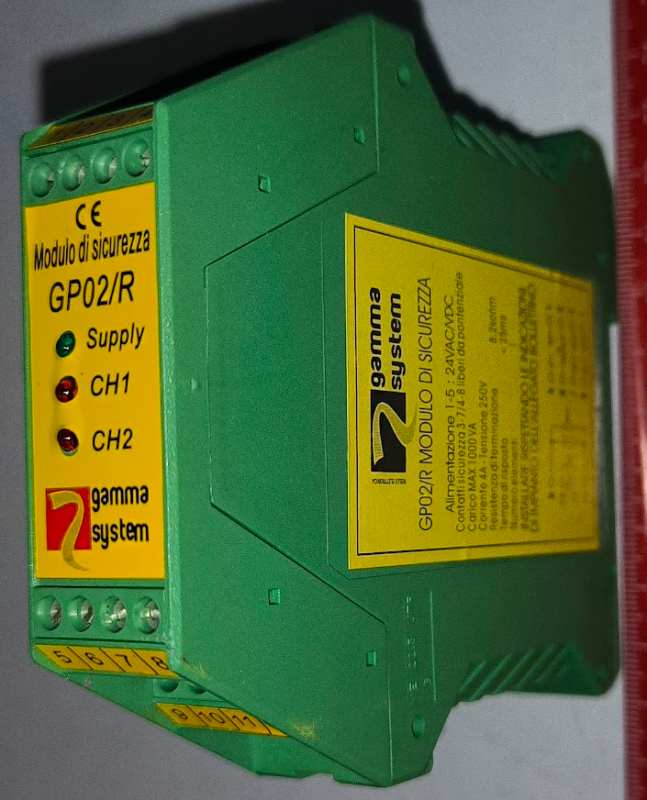 GAMMA SYSTEM GP02/R CONTROL UNITS FOR 8.2KΩ CONDUCTIVE EDGE .. použitý / used   .. cena na dotaz / price on request