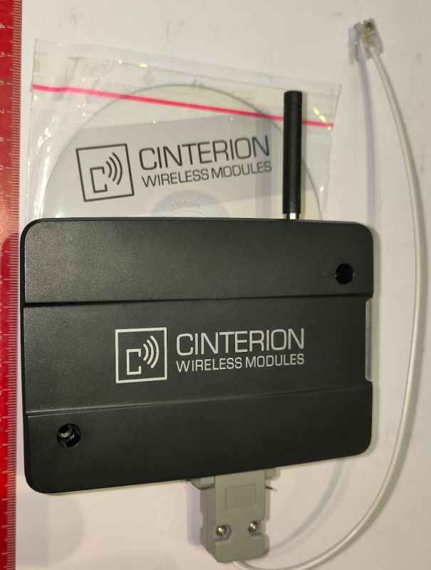 CINTERION Wirelessmodules + zdroj, CD, FDD, kabeláž .. použitý / used