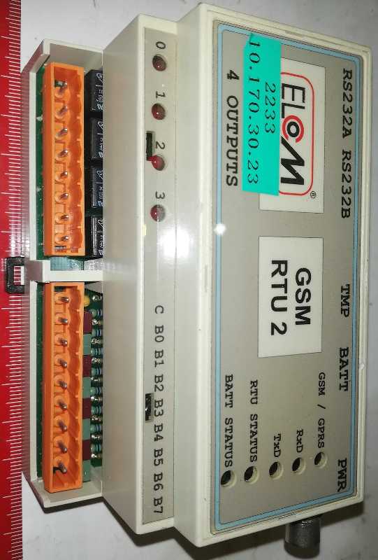 ELCOM GSM RTU2 .. použitý / used   .. cena na dotaz / price on request
