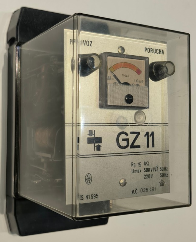 Relé GZ11 (GZ 11) hlídač izolace 220V  .. cena na dotaz / price on request