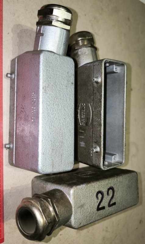 CONNECTOR HOUSING 120X40  HARTING, neupřesněný typ .. použitý / used .. provedení dle foto (024)