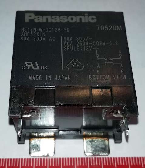 HE1aN-W-DC12V-Y6 -  relé PANASONIC .. cena na dotaz / price on request